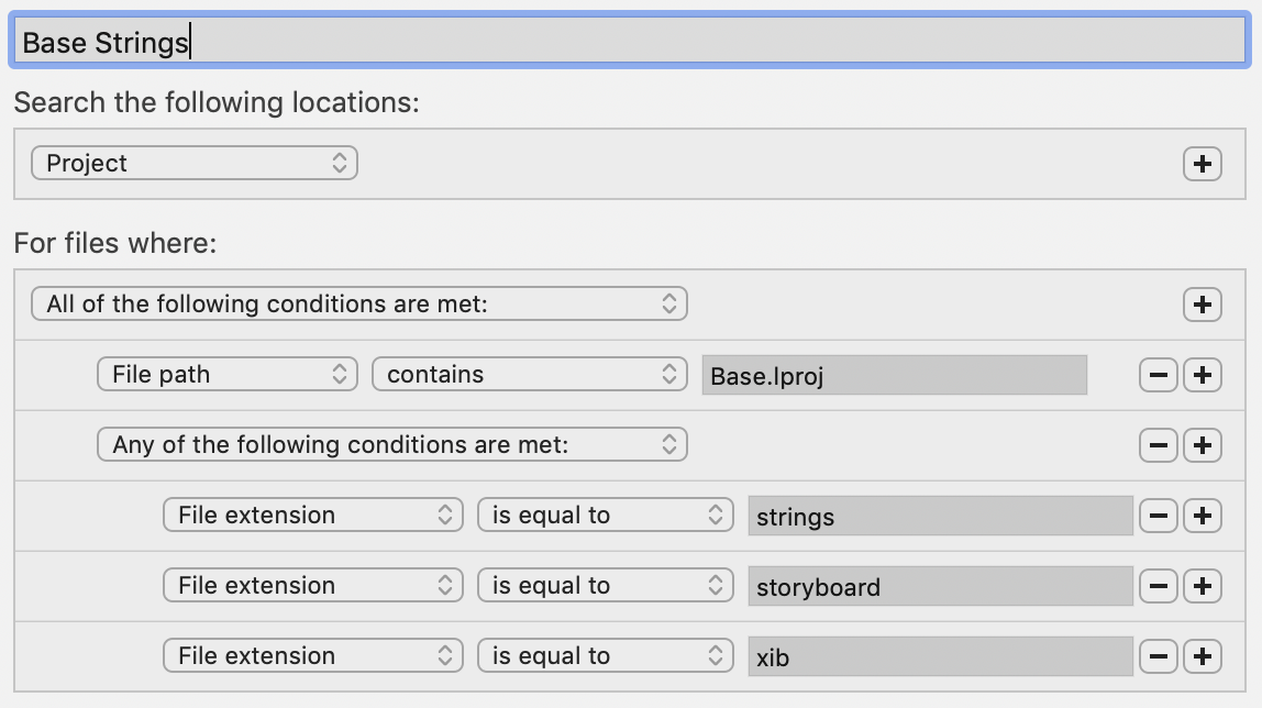 Base Strings scope definition
